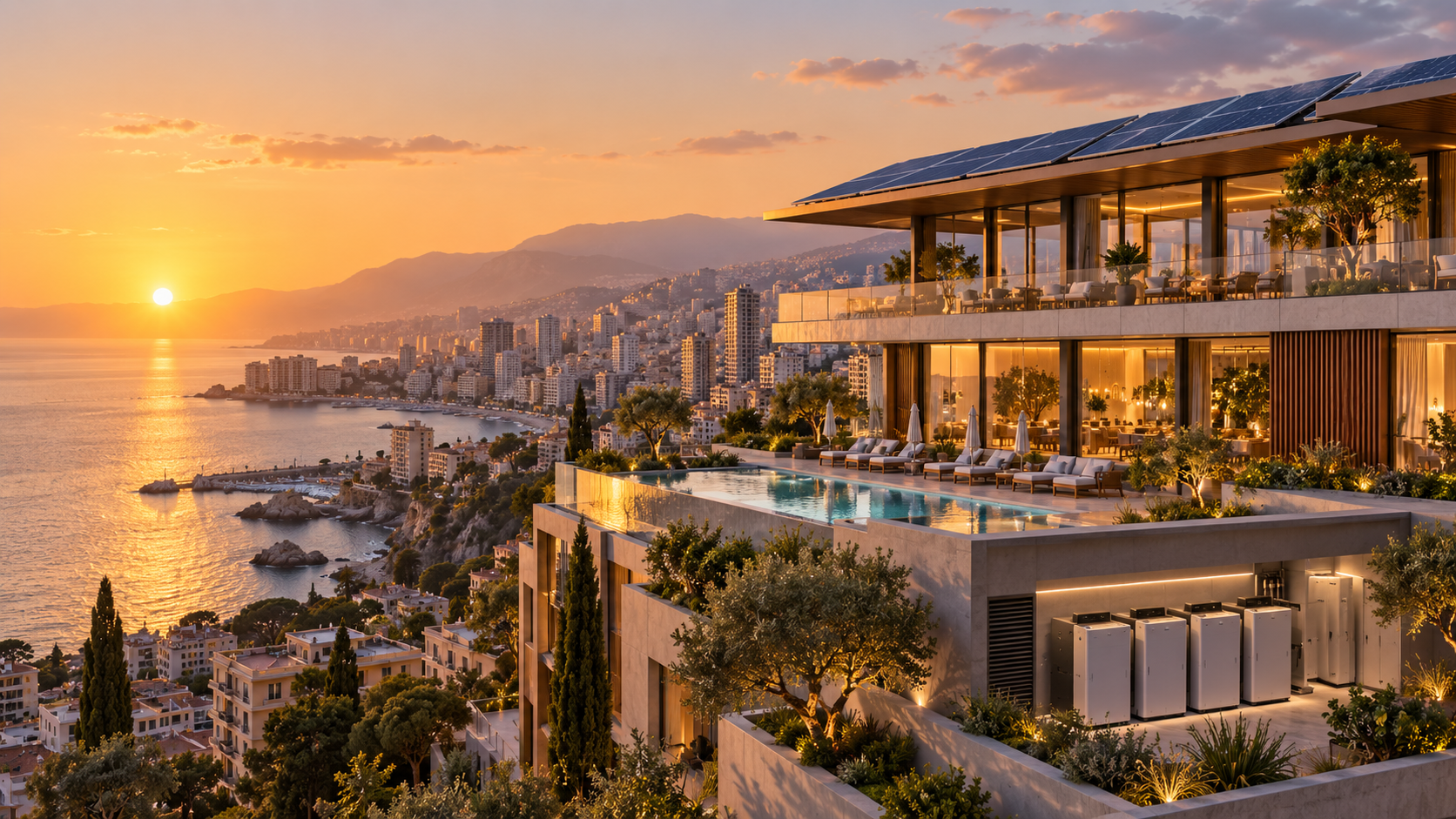 Concept visualization for Renewable Power Solution for Hospitality Sector